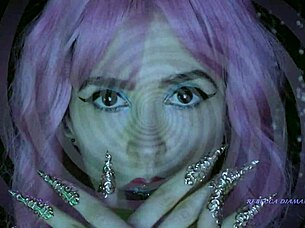 italian goddess hypnotizes with long nails draining your mind asmr