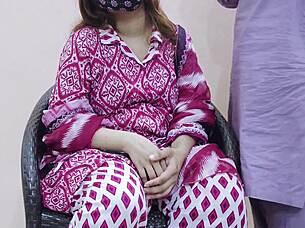 sloppy blowjob leads to tight pussy pounding in bathroom