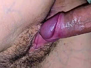 he ignores her pleas and pumps cum deep into her tight teen pussy during amateur creampie fuck