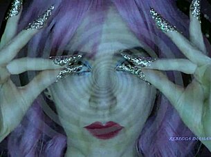 italian goddess hypnotizes with long nails draining your mind asmr