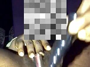 wet hairless pussy fingered with anal toys big clit swollen lips juicy masturbation