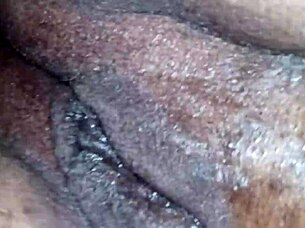 sucking and fingering ebony granny's pussy at the rest stop