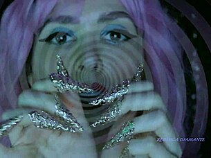 italian goddess hypnotizes with long nails draining your mind asmr