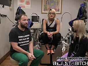 channy crossfire nurse sucks cock backstage then creampie pov 💦😈