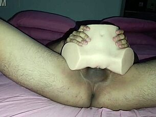 CREAMPIE COWGIRL RIDE ON CANDY'S HUGE DOLL VAGINA!