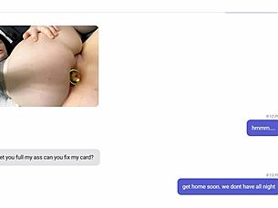 naughty teen's wet pussy and ass pay stepdaddy's credit card debt