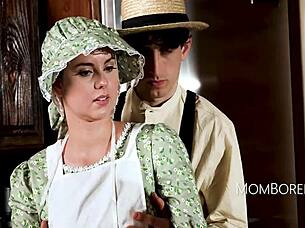 young community guys never saw pussy before so this fat bbw milf volunteers her huge ass and chubby curves