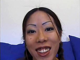 does this 18 year old asian's cowgirl ride make you cum hard?