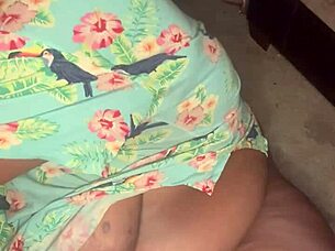 pregnant ebony wife remi fingers her juicy pussy and tight asshole 😈🔥💦