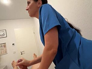 Massage Slips into Sloppy Deepthroat Intimacy