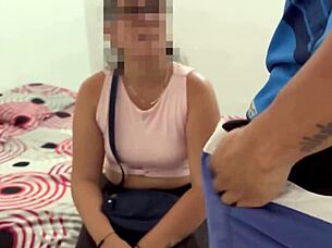 horny latina milf street anal creampie for cash 😈🍑