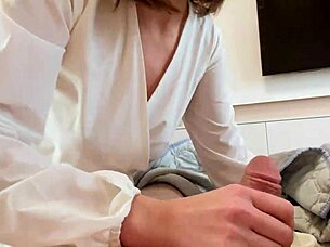 Girlfriend Away Horny Russian Fucks Wild!