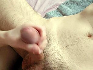 enjoying relaxing massage focused on prostate pleasure