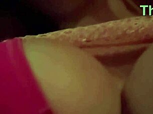 italian milf artemisia's huge natural tits bounce slow motion nipples hard in hot fetish sesh