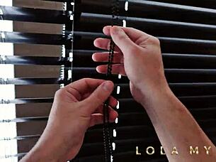 horny lola myluv ties bro and rides cock for creampie