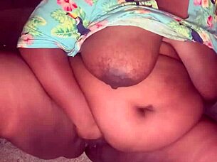 pregnant ebony wife remi fingers her juicy pussy and tight asshole 😈🔥💦