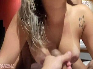 housewife tattooed big tits dp with husband's friend at motel homemade