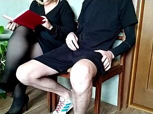 risky dick chase with juicy bbw milf in stockings 😏💦