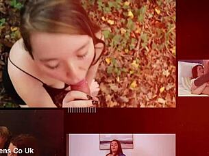 hey wanna watch this british redhead suck and swallow cum dripping down her throat