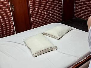 Backstage mulata teen fucked hard by two guys facial cumshots