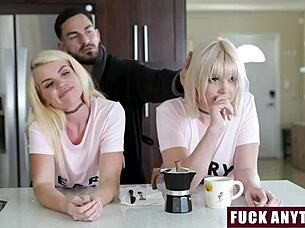 Boyfriend fucks girlfriend cowgirl anytime for her rent blowjob riding orgasm