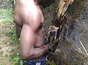 Oiled Garden Sex Turns Wild and Natural!