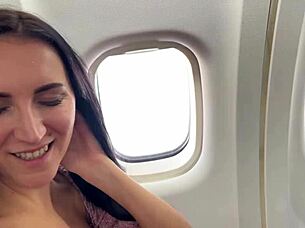 stranger from plane seat bent over riding cock pov