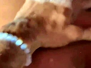 Quick foamy bath turns into anal creampie fuck for her pussy