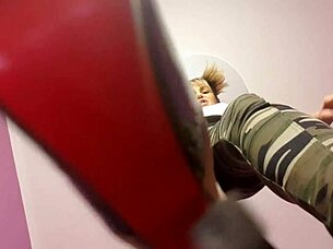 get on knees jerk off under me eat your sperm now