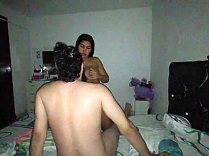 my girlfriend turns into a total whore getting bent over on monster cock