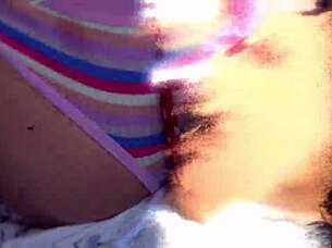 Petite cute 18+ fucked raw outdoors by river public sexo skirt up