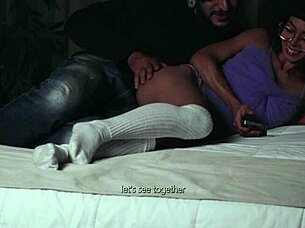 Boyfriend Sneaks In Window Roughly Fucks Petite Colombian Slut Bent Over Doggystyle!