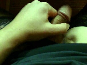 shemale strokes hard cock in sexy stockings 💦😈