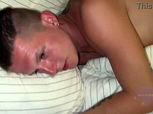 Lovers pound my tight pussy while cuckold husband watches me cum hard