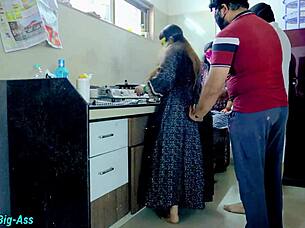 Couples Foursome Kitchen Doggystyle Lick Big Ass Slap