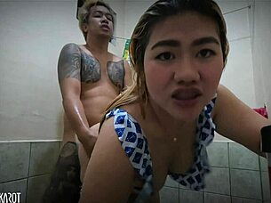 Steamy Shower Foreplay Dripping Milf Creampie