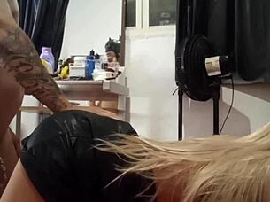 stepdaughter caught masturbating gets punished with outdoor sex toy anal