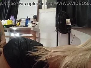 stepdaughter caught masturbating gets punished with outdoor sex toy anal