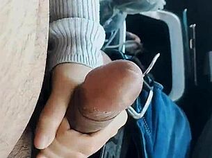 Beautiful NRI girlfriend masturbates juicy pussy in car