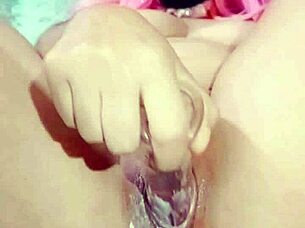 Girlfriend provokes me with squirting dildo vids despite promises!