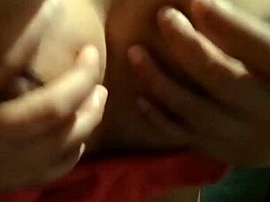 milky indian milf's massive natural tits exposed