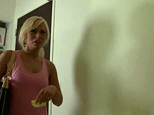 Blonde milf angelina ash sybian rides then hardcore railed