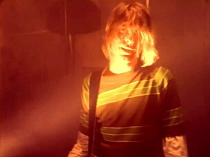 nirvana's smells like teen spirit rocks with 18+ music video vibes