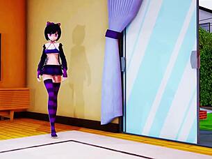 izumi and shiro's bisexual blowjob welcome for new neighbors?