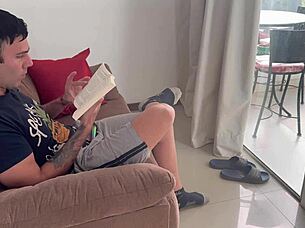 cleaner forced to suck cock on job by clients