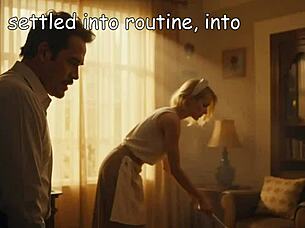 mature boss man seduces his young blonde maid in forbidden erotic affair