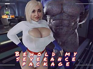 Power Girl, can you handle Darkseid's monster cock creampie?