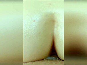 Wife rides monster cock to juicy creampie while hubby films pov