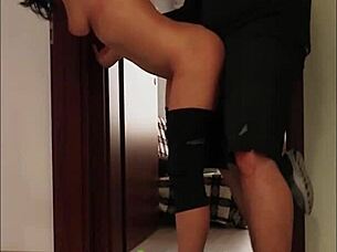 home yoga turns into wild creampie fuck with my hubby 😏💦🏋️‍♀️