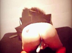 outdoor flashing turns into risky assfucking as wife nearly catches us